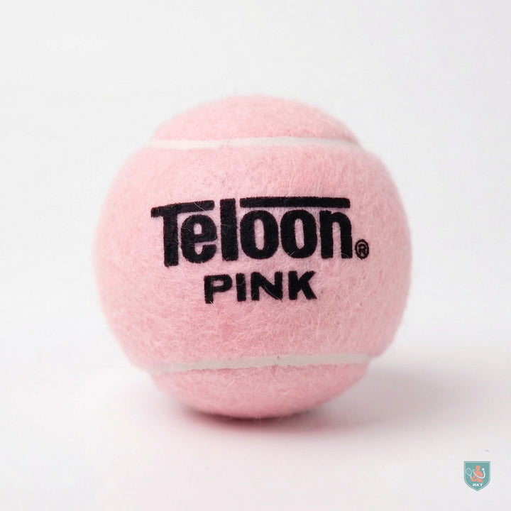2 Cans Training Set Teloon Pink Tennis Balls