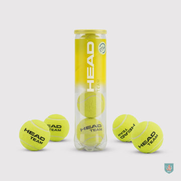 4pcs HEAD TEAM Professional Training Tennis Balls