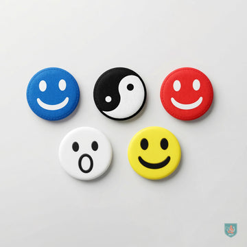 5pcs Smiley Tennis Racket Vibration Dampeners